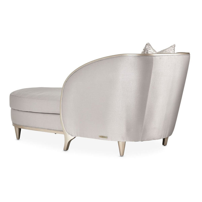 AICO Malibu Crest Chaise in Chardonnay