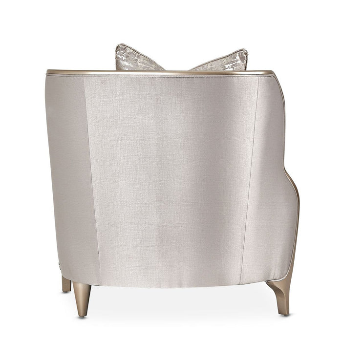 AICO Malibu Crest Chaise in Chardonnay