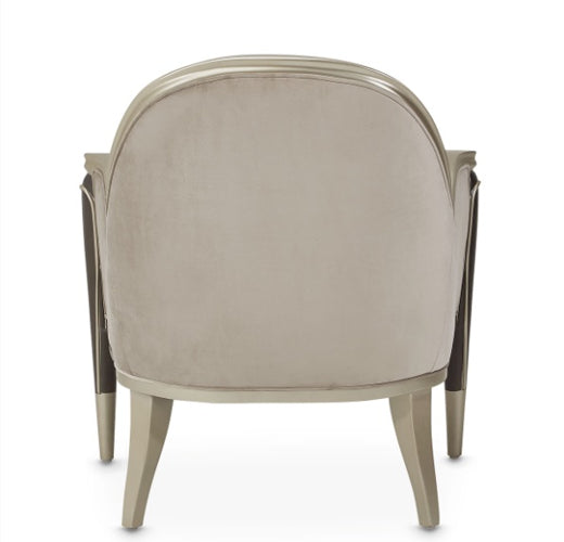 AICO Villa Cherie Accent Chair in Hazelnut