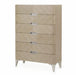 AICO Furniture Penthouse Vertical Storage Cabinet-Chest of Drawers in Ash Gray image
