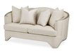Aico London Place Loveseat in Light Champagne image