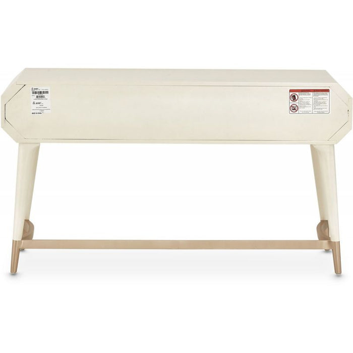 AICO La Rachelle Vanity Desk in Medium Champagne