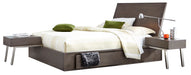 Palliser Maddox King Storage Platform Bed with 2 Nightstand in Sea Gray 112-911KN2 image