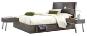 Palliser Maddox King Upholstered Storage Platform Bed with 2 Nightstand in Sea Gray 112-951KN2 image