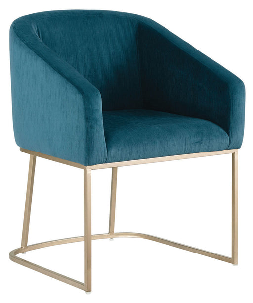 Palliser Furniture Mix and Match Dining Scarlett Tub Chair in Dark Teal (Set of 2) 119-128 image