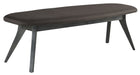 Palliser Furniture Mix and Match Dining Benedict Upholstered Bench in Charcoal Grey 119-135 image