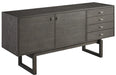 Palliser Furniture Mix and Match Dining Stella Wood Top Sideboard in Moonlight Ash 119-177 image
