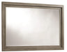 Palliser Furniture Venice Landscape Mirror in Silver Oak 120-401 image