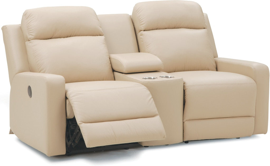 Palliser Furniture Forest Hill Leather Console Loveseat Power Recliner 41032-68 image