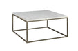 Palliser Furniture Julien Square Cocktail Table with Marble Top in Natural Steel 836-065-MBW image
