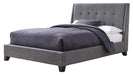 Palliser Furniture Ballard King Upholstered Shelter Bed in Dark Gray 911-951KK image