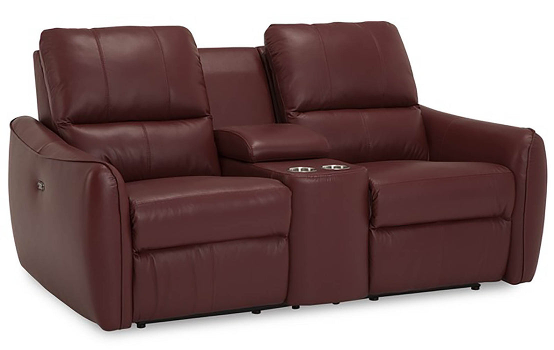 Palliser Arlo Console Loveseat with Cupholder 41130-58 image