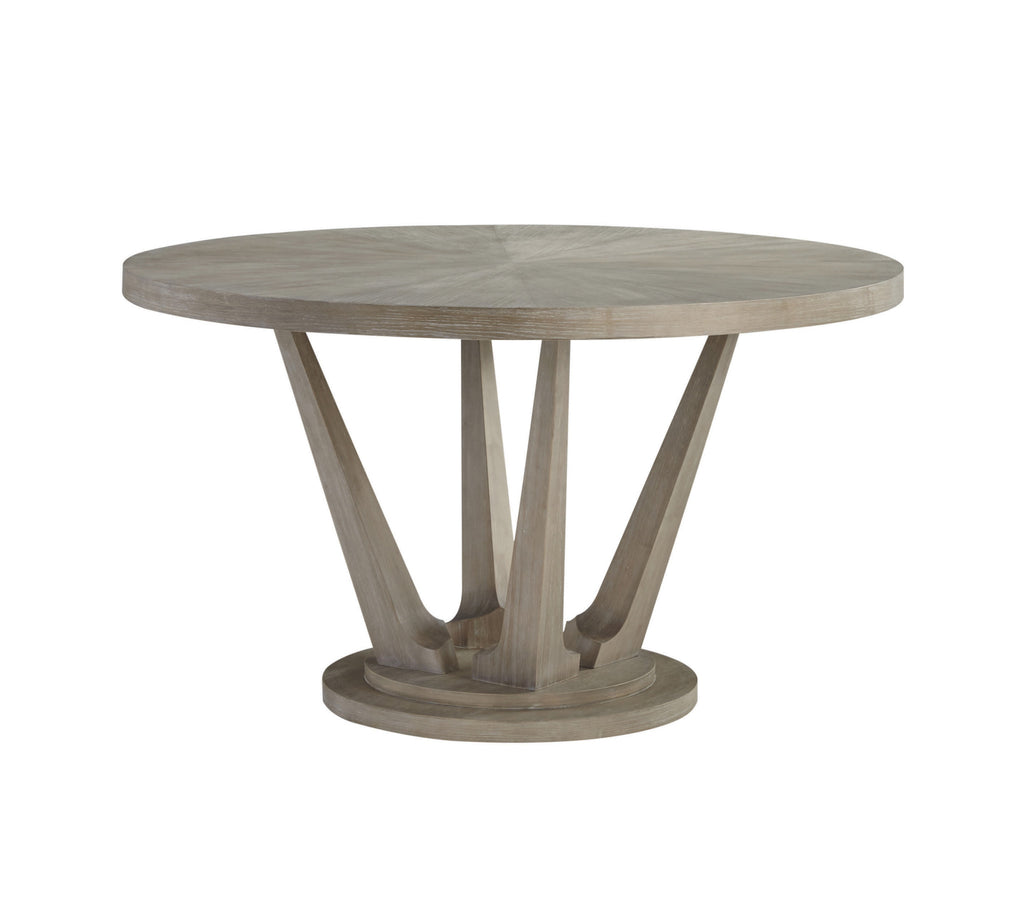 Palliser Furniture Alexandra Round Dining Table in Frosted Ash 760
