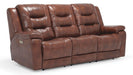 Palliser Furniture Leighton Leather Sofa Power Recliner w/ Headrest & Lumbar 41063-L6 image
